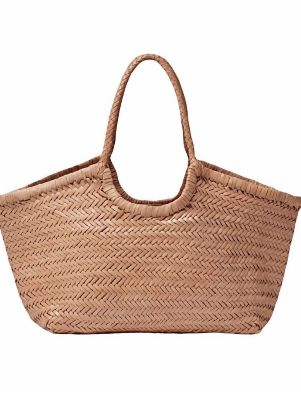 NEW Dragon Diffusion Nantucket Leather Bag- Natural - Picture 3 of 11